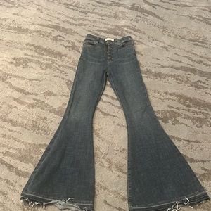 Free people flare jeans size 25
